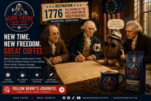 Benny The Bean At The Signing Of The Declaration Of Independence!